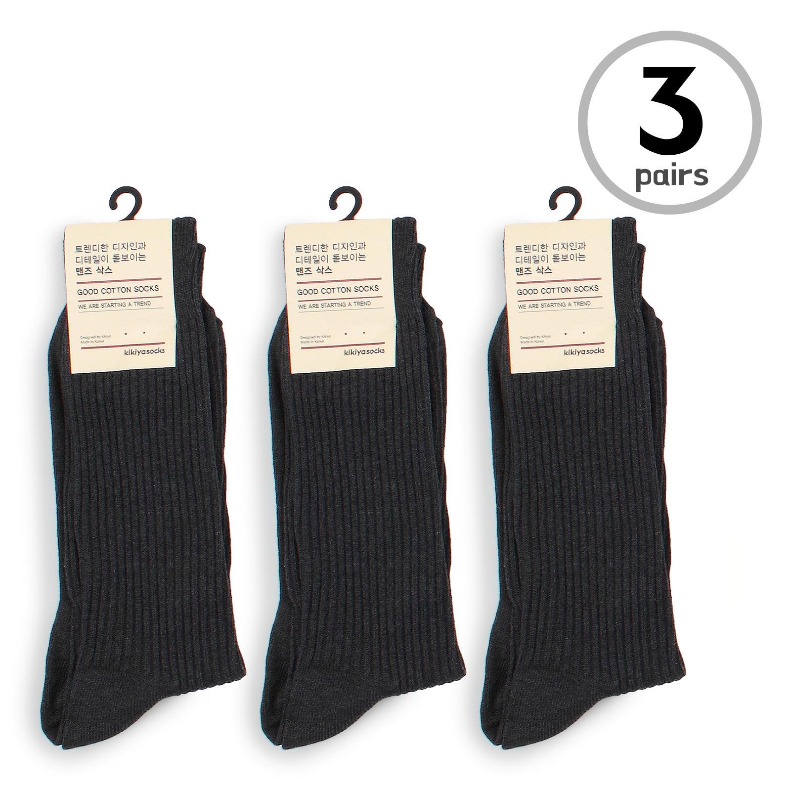 

Мужские платья в рубчик Korean Socks 3Pairs (Chacoal) MG 26-28cm