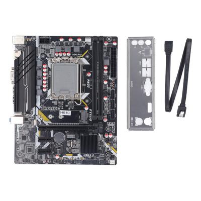 H610U Mainboard 2xDDR4 DIMM NVME M.2 PCI E 16X Gen 3.0 Slot LGA1700 ATX Mainboard für Intel Core 12 13. Gen