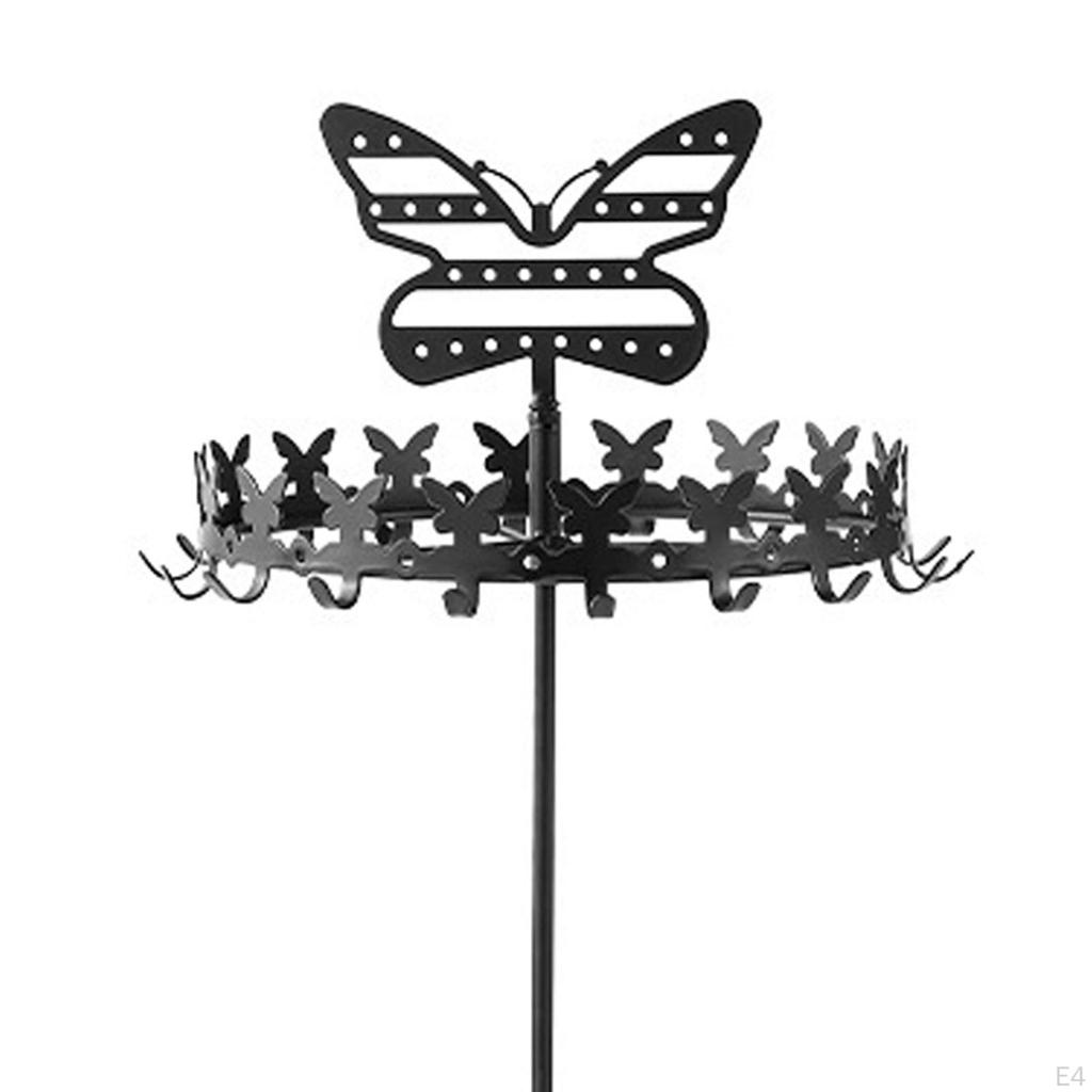 Rotating Jewelry Holder Display Rack Stable Base Iron Necklace Earring Storage Shelf