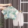 Summer Pure Cotton Children's Short-sleeved Suit