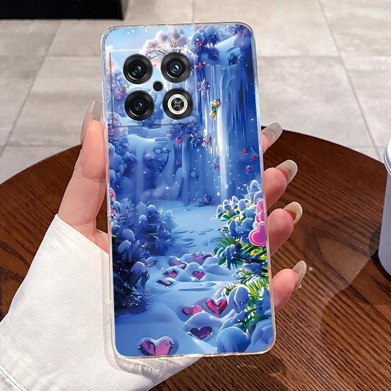 Jelly Case For OnePlus 10 Pro 10T ACE Pro Clear Silicone Soft TPU Back Cover One Plus 10PRO ACEPro Cute Rabbit Cat Phone Case