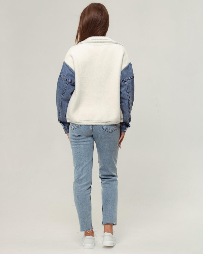 Butella 14943 Milky Button-down Sweater