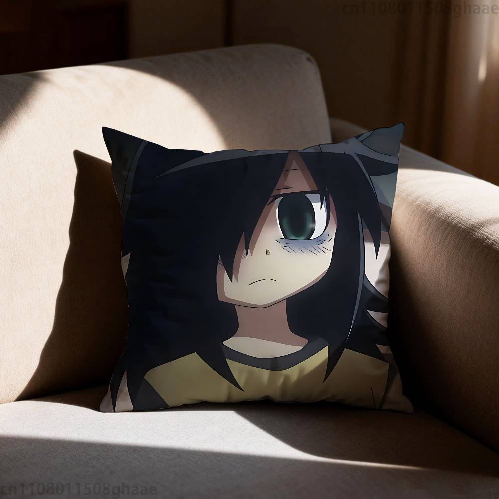 

Наволочка с C-персонажем Томоко Куроки, повседневный стиль, украшение, подходит для домашнего декора (исключая наполнитель) 12x12Inch