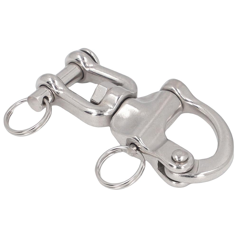 316 Stainless Steel Jaw Snap Shackle for Sailboat Spinnaker Halyard 01#