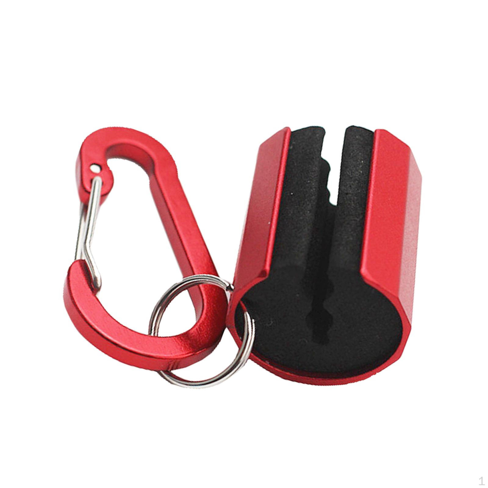 

Fishing Rod Holder Clip with Keychain Attachment червоний