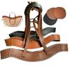 PU Leather Handbag Making Kit Sew on Bag Handles Bag Bottom Shaper Crochet Knitting Set Magnetic Snap DIY Purse Repairing