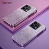 Shiny Glitter Plating Silicone Case for Xiaomi Redmi Note 13 Pro Plus 5G 4G Camera Lens Soft Back Cover