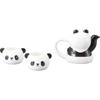 Cute Tableware Teapot & Teacup Set Panda Parent and Child Tableware Approx. 400ml/140ml SAN4263