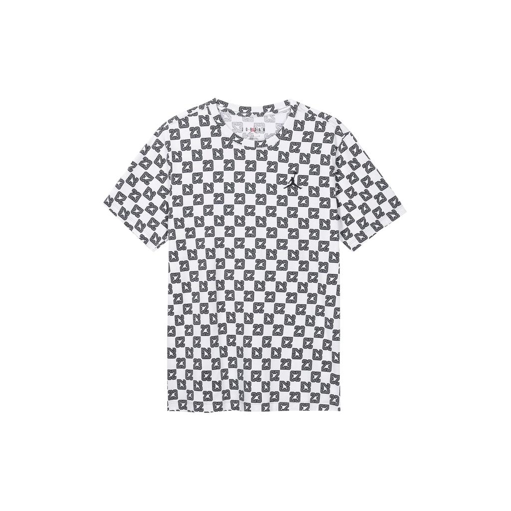 Jordan Jumpman All-Over Print Short Sleeve T-Shirt Men Tops Smoke-Grey FB7390-100