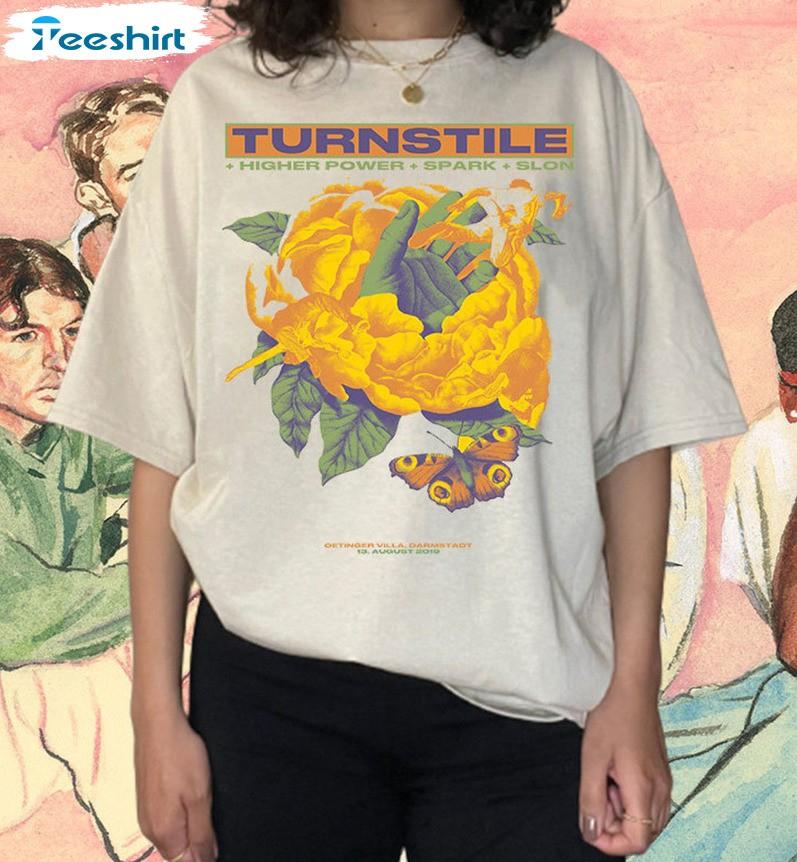 

Turnstile Tour 2022 Shirt Rock Band Sand Color Unisex Tshirt S5XL WA0448 Unisex T-Shirt XXXXL
