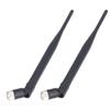 2Pcs Folding Antenna 6dbi High Gain SMA Interface Independent Channels Waterproof Glue Stick Antenna for NB IOT Modules