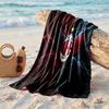 AC Milan Print Microfiber Beach Towel Quick Dry Absorbent Large Towel For Beach Swimming Travel
