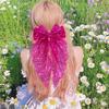 Sequins Design Bowknot Hairpins Handmade Bowknot Hair Accessories  For Women Girls