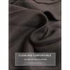 Women's Plus Size Woolen A-Line Pleated Skirt in Khaki - High Waist, Short Length for Spring and Autumn