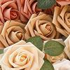 25Pcs Foam Rose Bulk with Wedding Bouquets Centerpieces Bridal Shower Party Home DIY Artificial