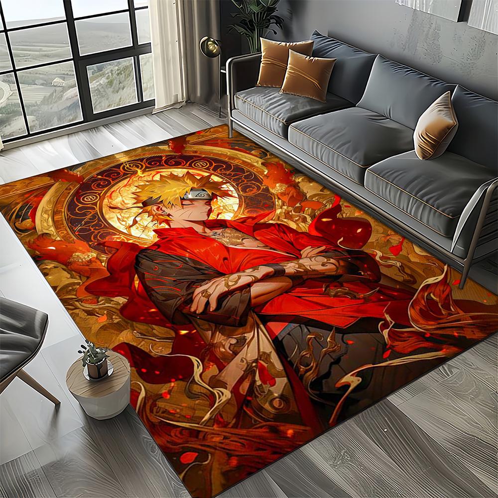 Cartoon 3D I-Itachi Japan Anime Carpet Rug for Living Room Bedroom Home Sofa Decoration,Kid Play Area Rug Non-slip Floor Mat