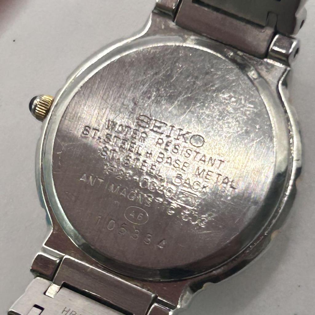 [USED] SEIKO EXCELINE Gold Luxury Two-tone Women's Watch