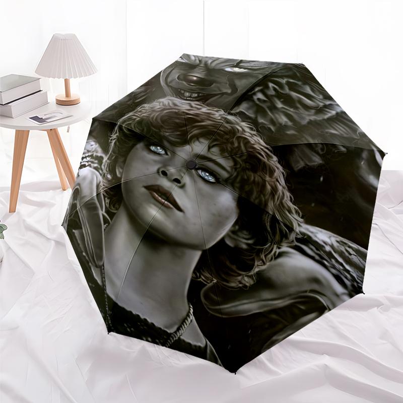 1pc Pennywise1 Umbrella, Sun Protection, And UV Shielding. It Has Eight Sturdy Ribs for Outdoor Use And Perfect Gift