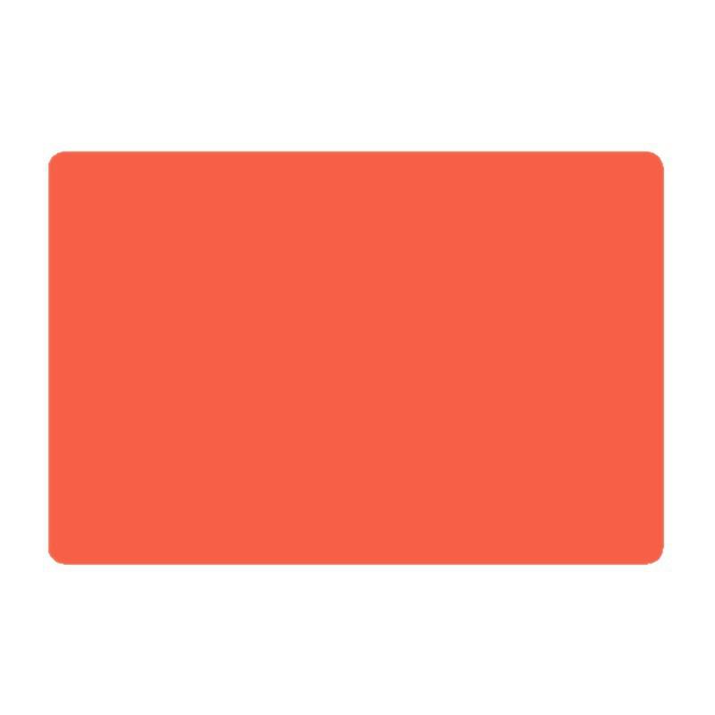 Solid Color Kids Silicone Placemat - Waterproof, Oilproof, Heat-Resistant Rectangular Dining Mat
