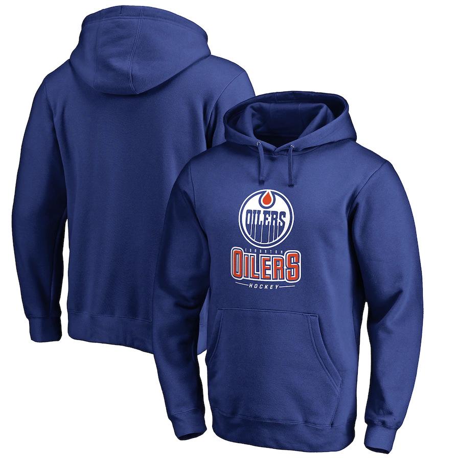 Individuell anpassbarer NHL Oil Kings Übergrößen Hockeytrikot Hoodie für Herren