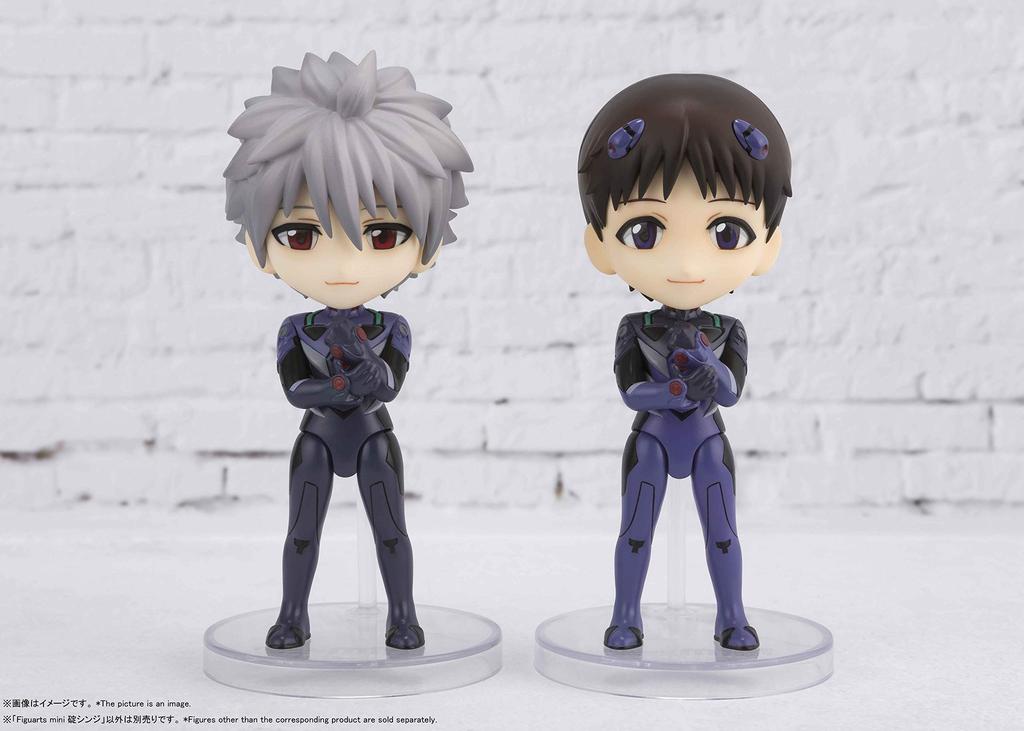 TAMASHII NATIONS Figuarts mini Evangelion Shinji Ikari 90mm PVC ABS Painted Action Figure Approx. &