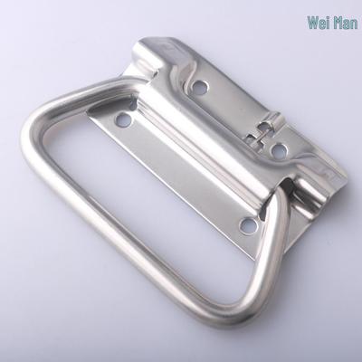 LS604 Stainless Steel 304 Spring Pull Handle for Industrial Cabinet Doors