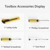 Emergency 12/16 Pcs Tools Set Household Compact Hand Tool Kit Professional Plastic Toolbox Toolbox Storage Case Car Repair