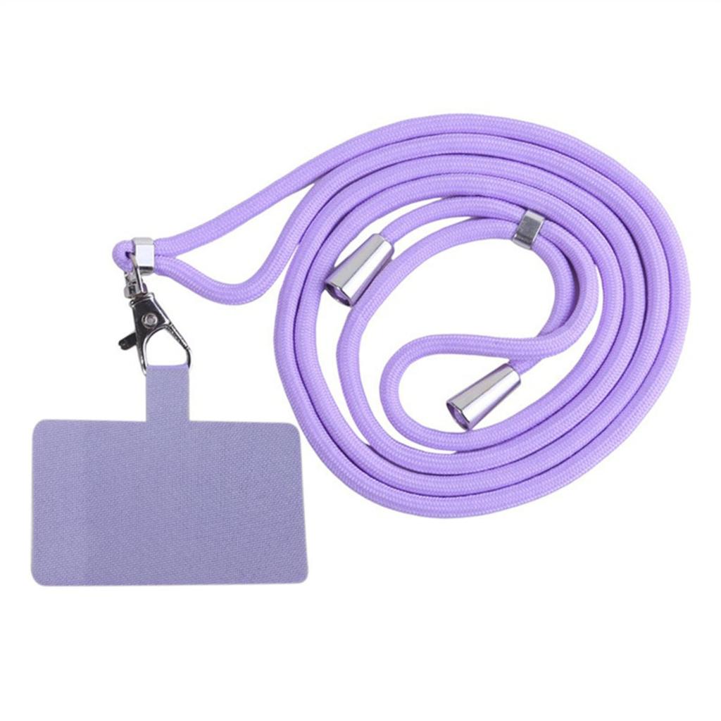 Soft Phone Lanyard Strap Patch For All Phone Cases Solid Color Household External Hanging Neck Freeing Hands And Preventing Loss