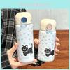 Katzen-Cartoon Isolierte Wasserflasche für Kinder und Studenten mit Edelstahlmaterial