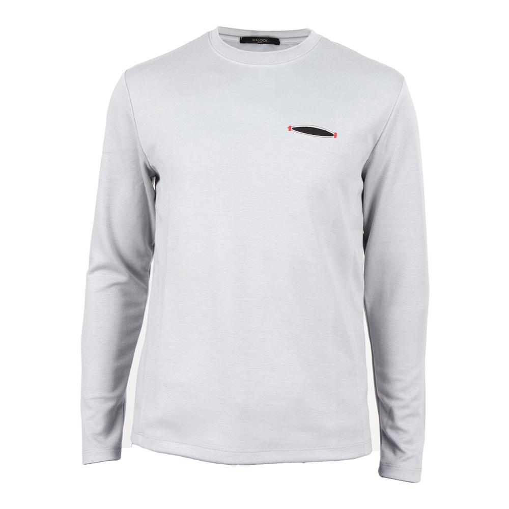 IKALOOK Bartec Point Round Neck Long Sleeve Tee Tee167