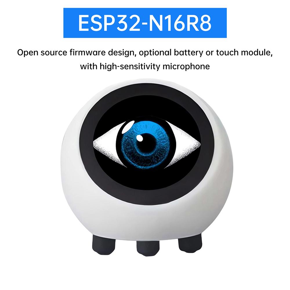 ESP32-S3 Voice Module With 1.28Inch Display Screen Xiaozhi AI Deepseek Artificial Intelligence Voice Robot Development Board