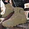 Outdoor Men Combat Desert Army Boots Waterproof Hiking Boots Tactical Hunting Shoes Men Climbing Trekking Boots Plus Size 39-47