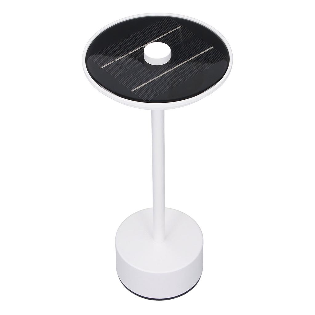 Solar Table Lamp LED Cordless 3 Light Source Touch Control Stepless Dimmable IP44 USB Rechargeable B