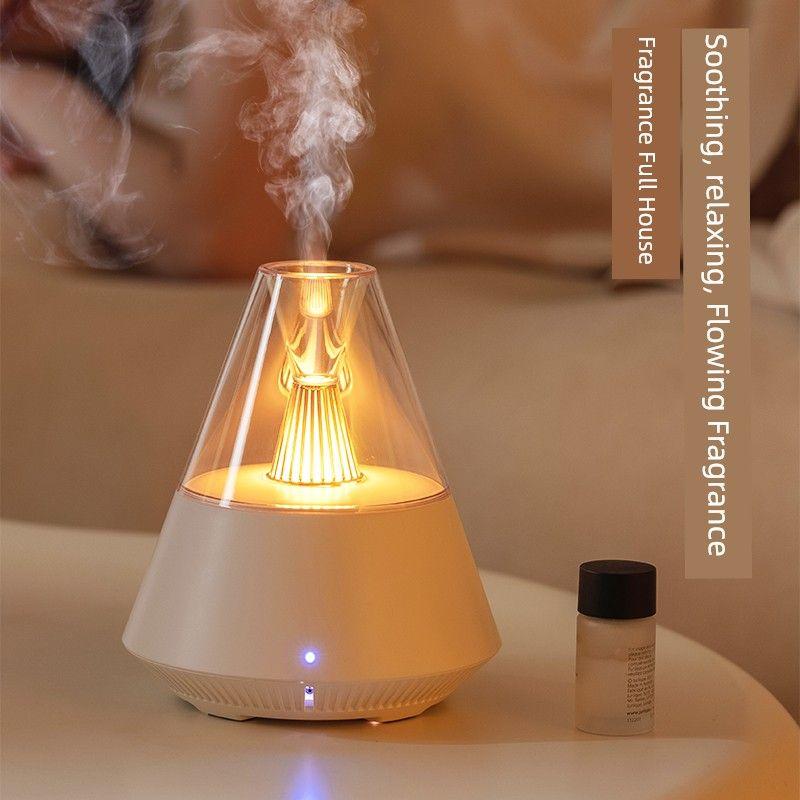 Bedroom Humidifier Small Atomization Dedicated Aroma Diffuser [Elegant White] Aromatherapy Machine