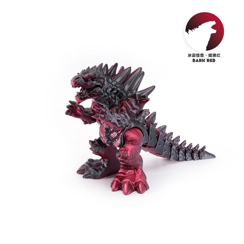 

13 CM 3D Printed Dinosaur Model with Movable Joints Creative Ornaments Figurine Novelty Birthday Gift Desk Decora for Boys Toy 13 cm красный