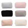 Large Capacity Plush Pen Case Plush Pen Pouches Zippered Pen Bag Large Compartment for Women Student Office School