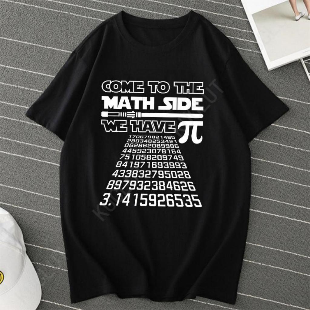 Come To The Math Side We Have Pie Shirt Pi Day Teacher Gift T-Shirt Summer T-shirts Clothes Graphic Tshirts Men T Shirt T-shirts