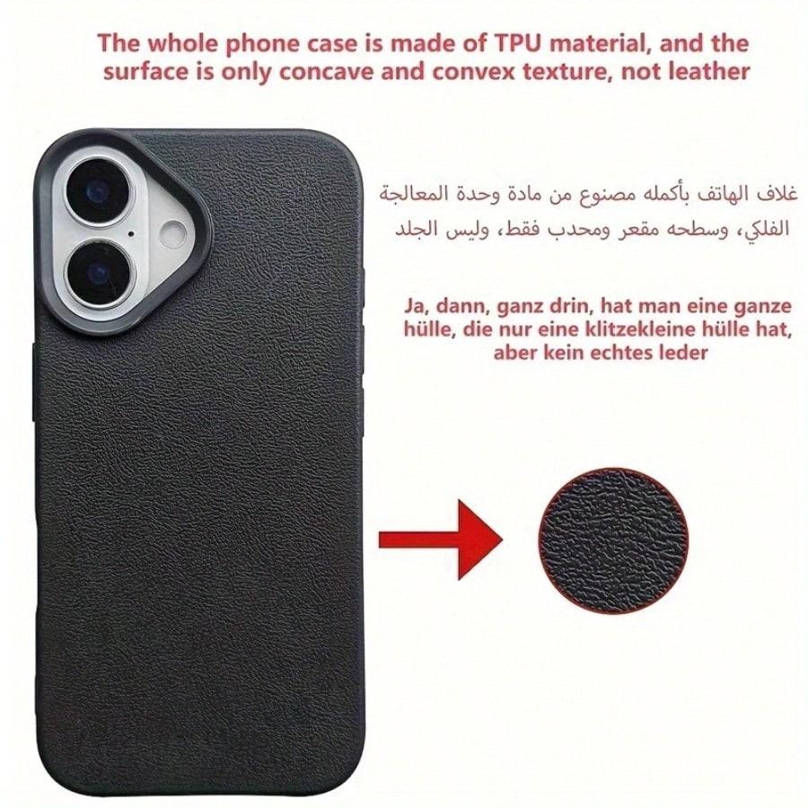 Aesthetic Lily Flower Imitation Leather Phone Case for iPhone 16 E 15 14 Plus 13 12 11 Pro Max XS Max XR XS X Silicone Cover