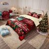 3-teiliges Weihnachten K-Pop Dämonenjäger Druck Kernloses Bettwäscheset Mehrere Größen Bequeme Schlafzimmer Studentenwohnheime Maschinenwaschbar