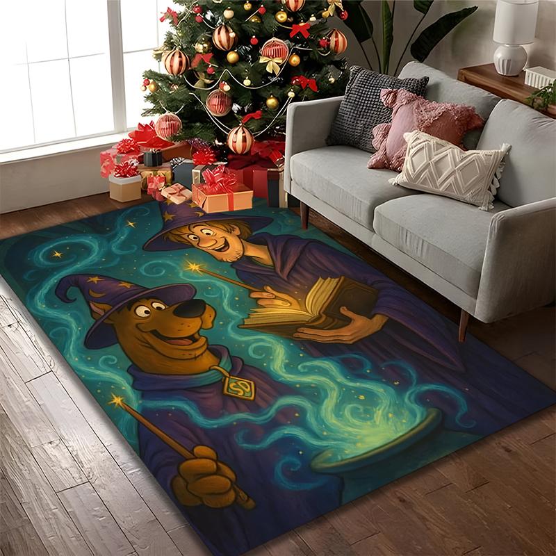 1pc SCOOBY-DOO Carpet for Room Floor Mat, Comfortable Office Chair Printed Area Rug, Beautiful Hotel Rug