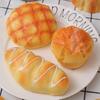 Simulation Bread Squeeze Toy Stress Relief Pineapple Bun Baguette Croissant Toast Sensory Toy