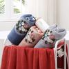 Premium Coral Fleece Absorbent Bath Towel - Thick, Non-Cotton, Floral Design for Adults