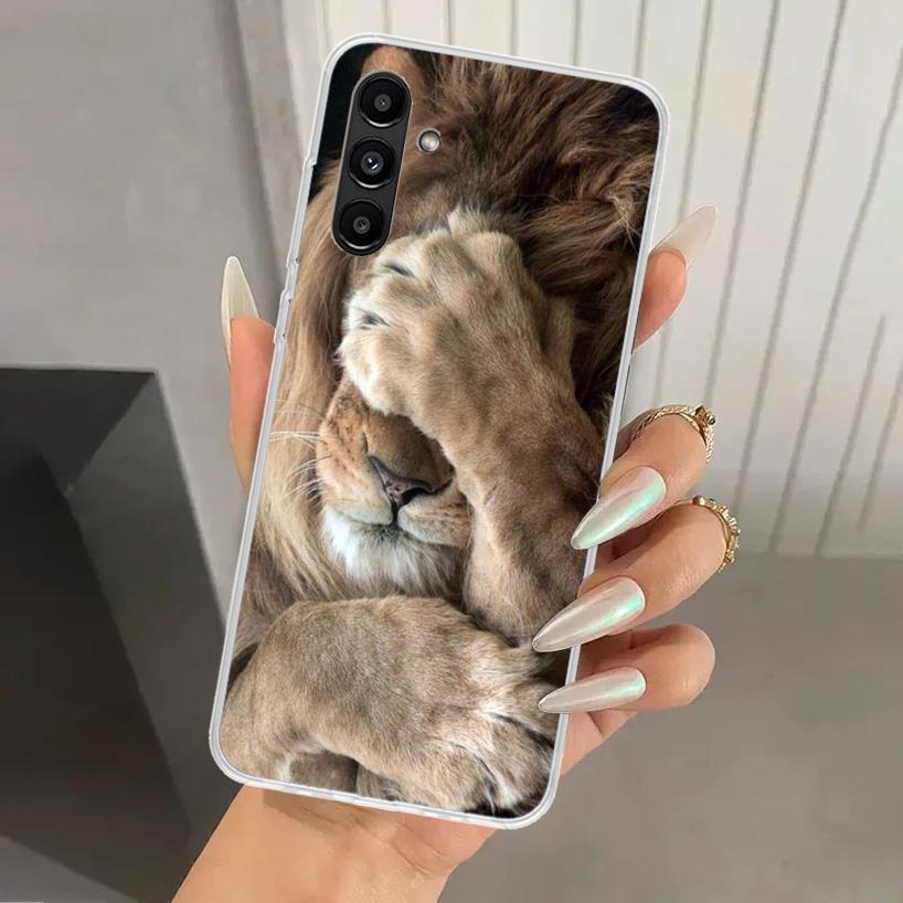 

Lion Alpha Male Cub King Phone Case for Samsung Galaxy A17 A16 A37 A26 A36 A57 A56 A15 A25 A35 A55 A14 A24 A34 A54 A13 A23 A33 A Samsung A34