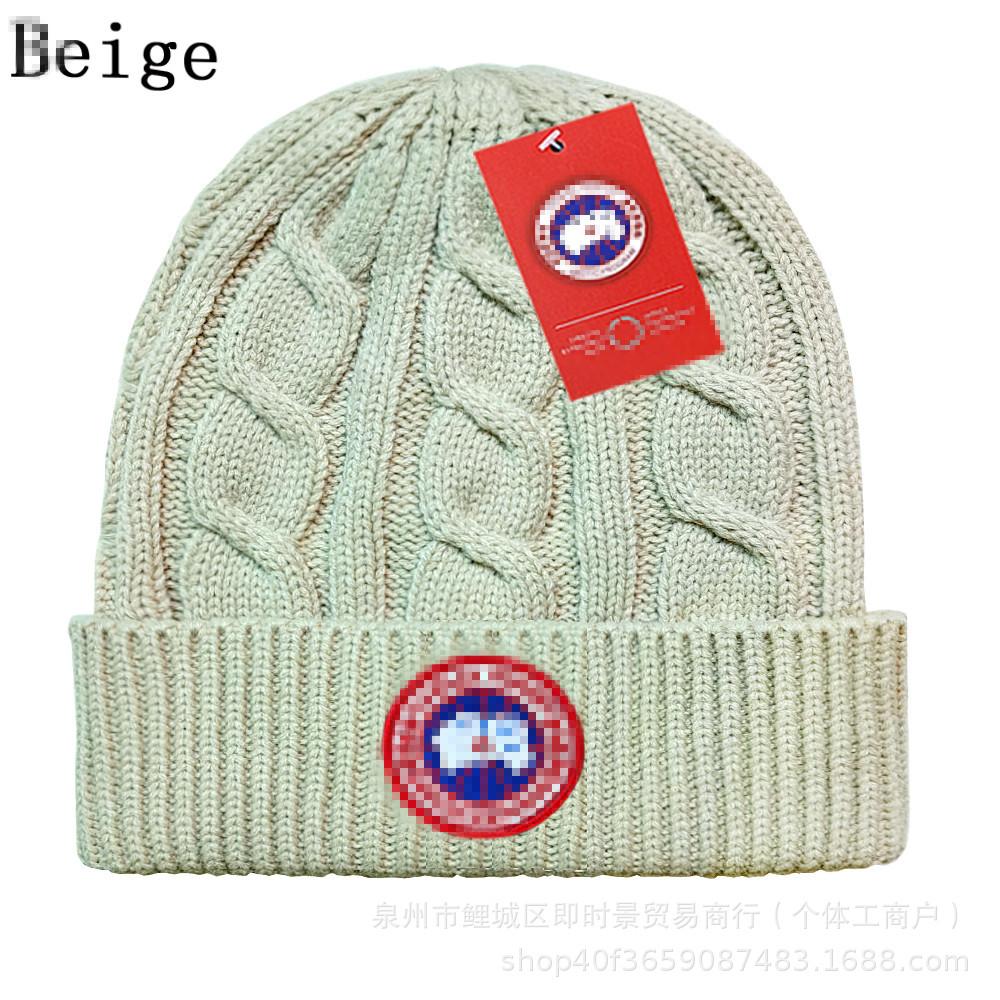G.O.O.S.E Streetwear Strickmütze Winter Warme Mütze Bestickte Hip Hop Kappe Sonnenschutz G-47