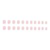 Elegant Simple Nude Pink French Fake Nails - 24 Piece Set