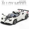 1/32 Pagani Zonda HP Barchetta Supersportwagen Legierungsauto Modell Sound und Licht Rückzug Kinder Spielzeug Sammlerstücke Geburtstagsgeschenk