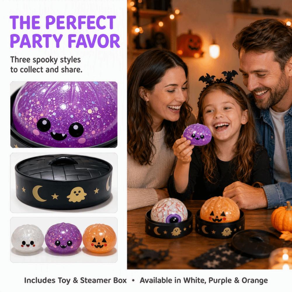 Glittering Soft Squishy Toy Simulated Slow Rebound Toy Pinch Toy Bun Sensory Balls Children's Gift