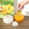 Handmade Creative Shape New Pumpkin Jar with Lid Silicone Mold Jewelry Storage Box Plaster Mold DIY Plaster Resin Crafts