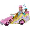 Кукла Barbie Go-kart Stacie Автомобиль для фильма и кукла + собачка HRM08