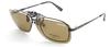 Meigan KEEPER Brown Square L Sunglasses Men's